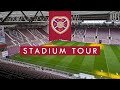 Tynecastle park stadium tour  the home of heart of midlothian  edinburgh travel guide
