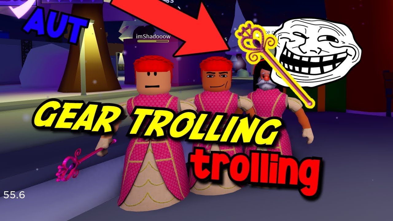 Trolling With The BEST Roblox Gear in A Universal Time ROBLOX