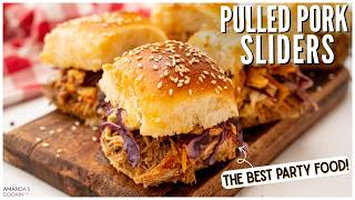 Pulled Pork Sliders | JUICY, EASY MINI SANDWICHES