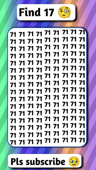 find -17🤔🤔🤔