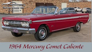 Career Overview 1964 Mercury Comet Caliente Convertible For Sale at Survivor Classic Car Services Chicago