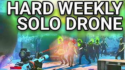 WWZ Hard Weekly Solo Loud Dronemaster with GAMEPLAY TIPS (March 7 - 13, 2022) [Turn on Subtitles]