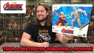 Thor & The Destroyer Avengers 60th Anniversary Marvel Legends Unboxing & Review!