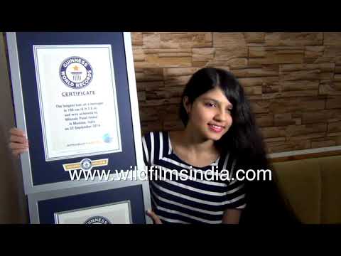 Girl with the longest hair | Indian teen Nilanshi Patel has 190 cm long hair : Guinness World Record