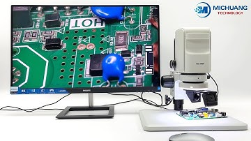 MCscope 4K Autofocus All-in-One Digital Microscope for PCB Inspection | 3D 4K Inspection Microscope