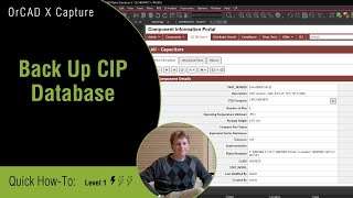 Back Up Your OrCAD CIP Database in SECONDS!