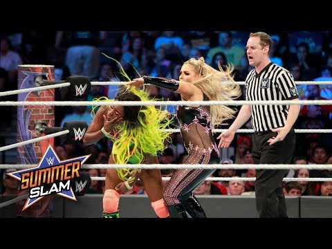 Natalya mounts a creative offense in her attempt to dethrone Naomi: SummerSlam 2017 (WWE Network)