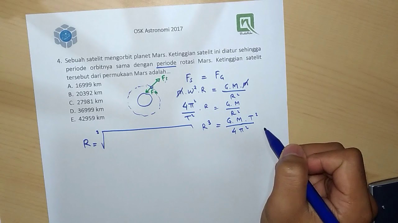 Materi Soal Bahas Olimpiade Astronomi Osk