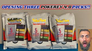 GOLD PACK!! I opened THREE of the @PokeRev 4.0 Mystery Packs  Can we get a VINTAGE PACK?!?