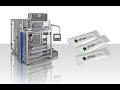 Omag packaging machine for stickpacks with rounded corners