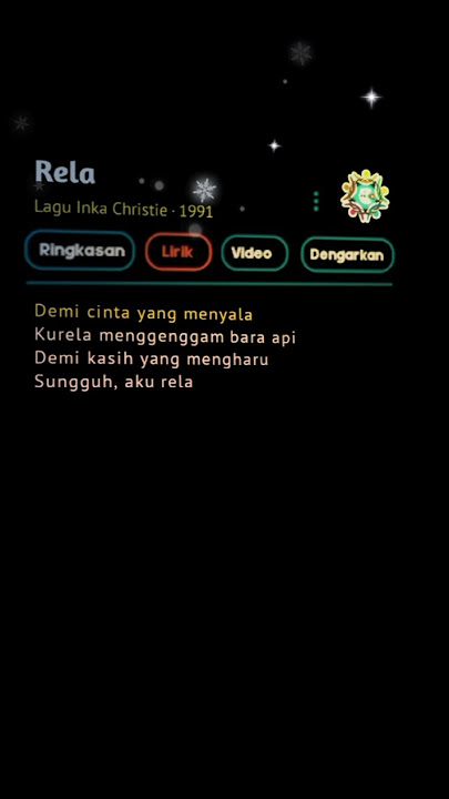 Rela Lagu Inka Christie ‧ 1991#lyrics #rela #inkachristie #music