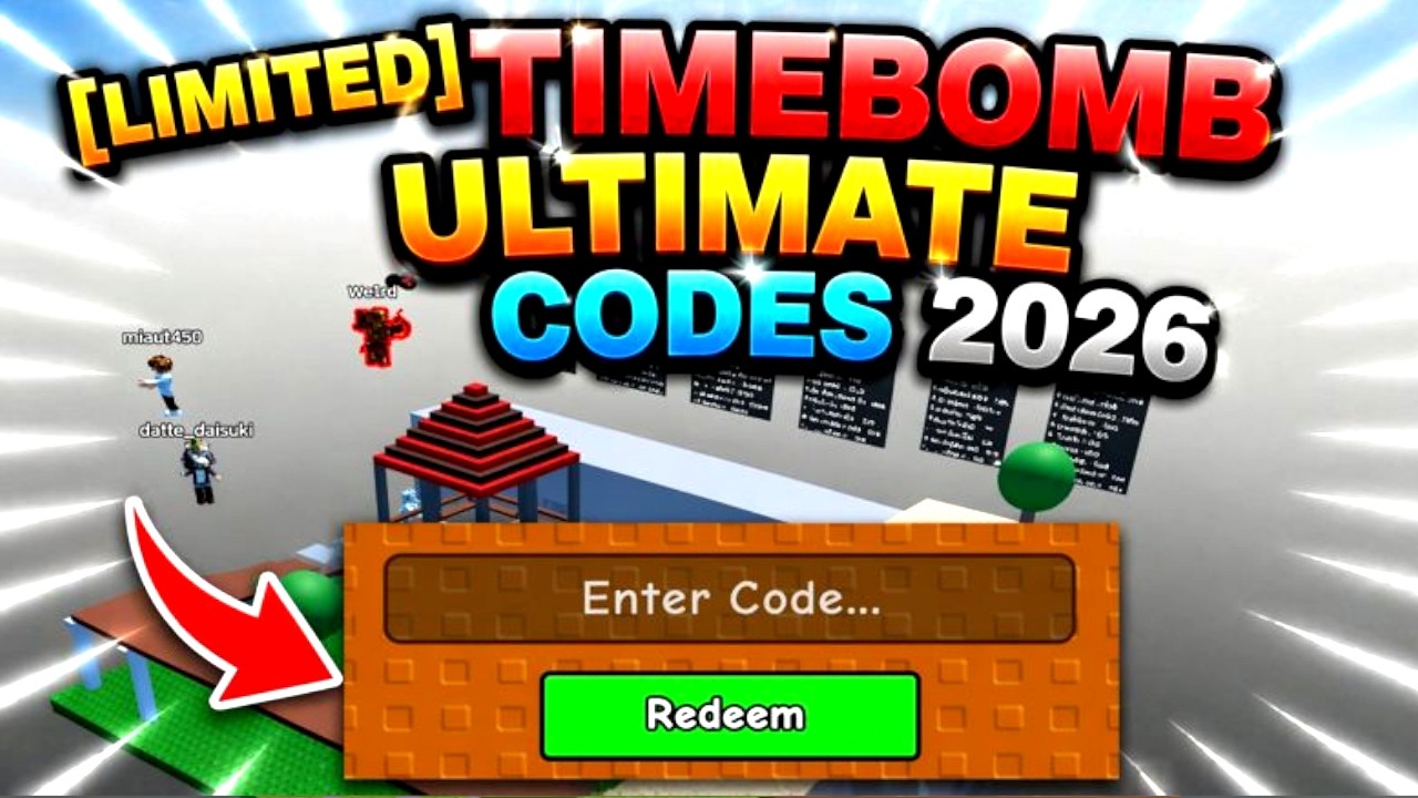 LIMITED TIMEBOMB ULTIMATE Codes 2026 Roblox How To Activat Codes 