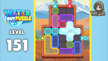 Water Out Puzzle level 151 solution