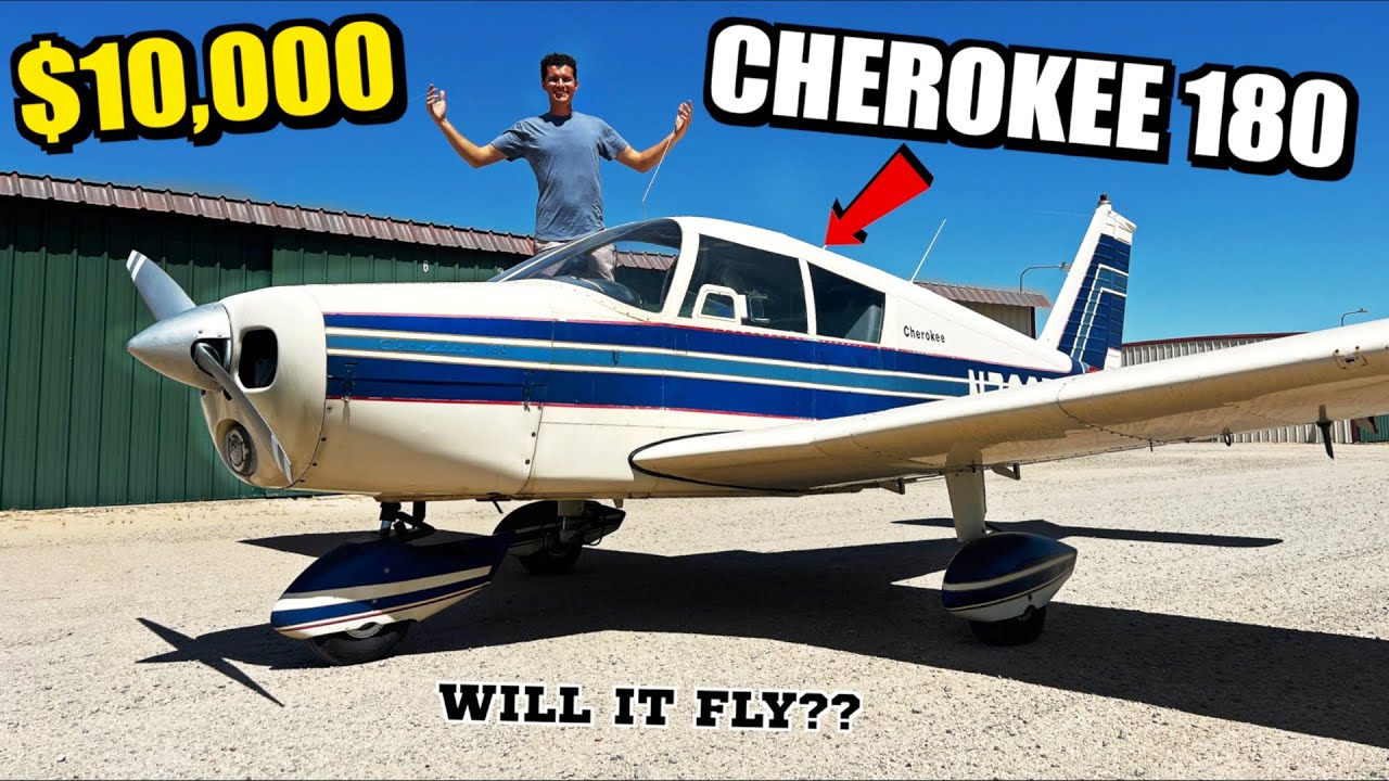 Куплю Piper Cherokee 180 за 10 000 долларов! Заведётся ли он и долетит ли до дома?