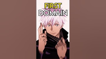 Gojo First DOMAIN EXPANSION!