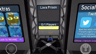 Flood escape 2 map test lava prison normal