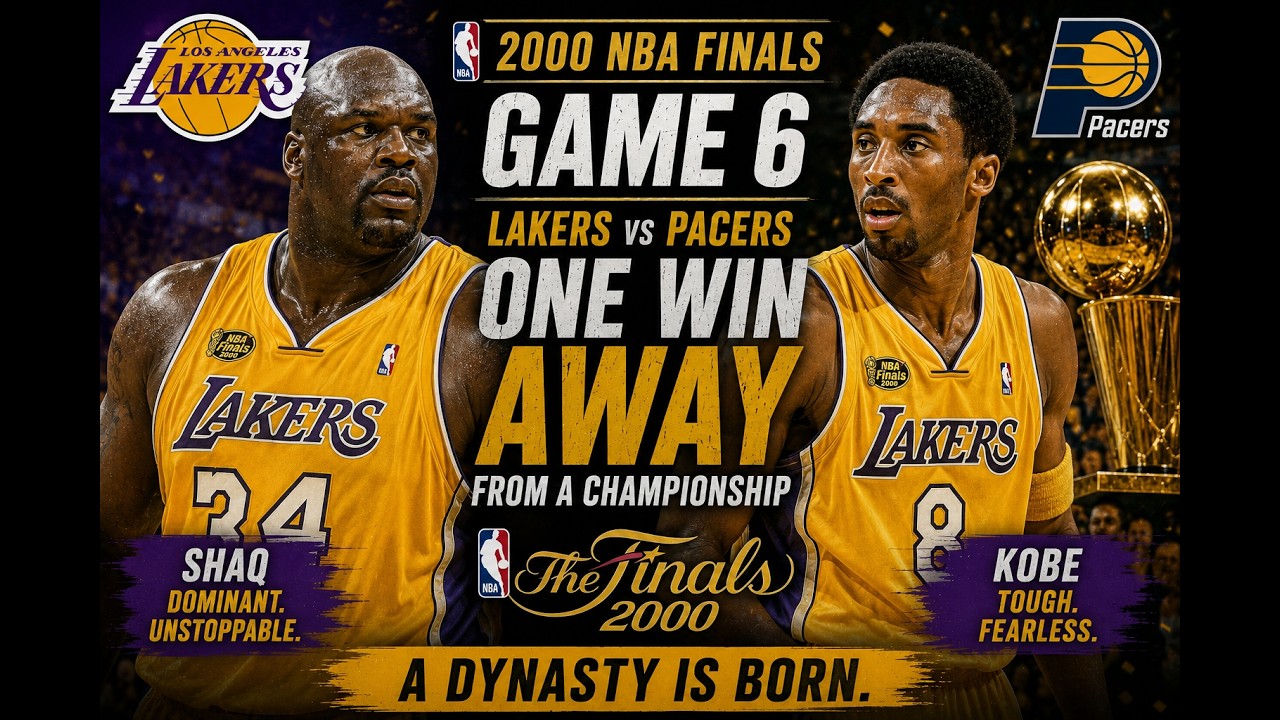 2000 NBA Finals Game 6 – FULL Broadcast | Lakers Win Title | Shaq