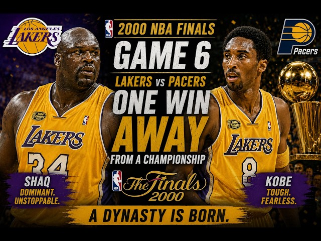 2000 NBA Finals Game 6 – FULL Broadcast | Lakers Win Title | Shaq