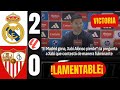 REAL MADRID 2 - 0 SEVILLA. EL PEOR REAL MADRID DE LOS ULTIMO AÑOS, HAYQ UE HECHARLE YA A XABI.