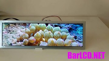 custom LCD stretched display ultra wide LCD cheap low price