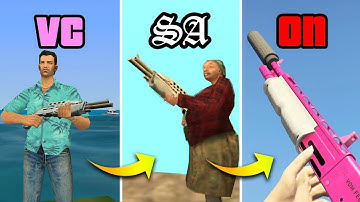 COMBAT SHOTGUN In GTA Games (Evolution)