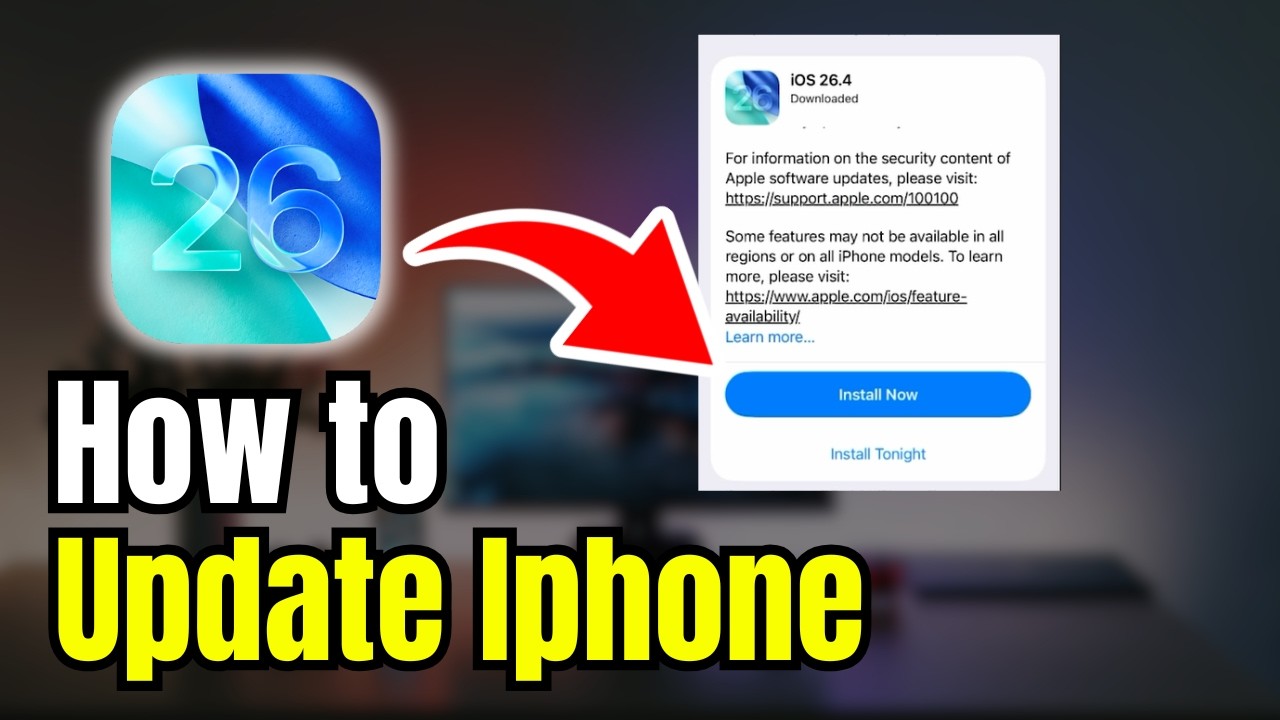 How to Update My iphone IOS 26 - YouTube