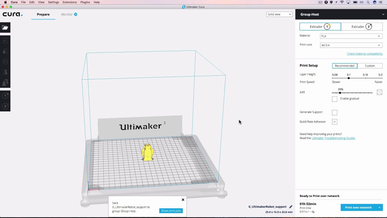 Cura не видит 3d принтер WanHao Duplicator 4S.
