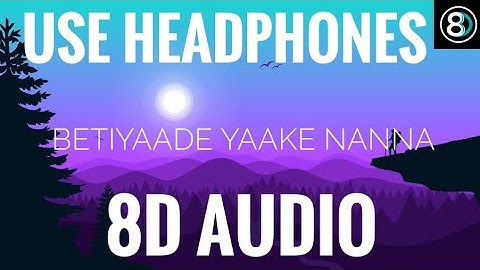 SriKrishna@gmail.com | Betiyaade Yaake Nanna (8D AUDIO) | Sonu Nigam |  Arjun Janya | Catchy Music