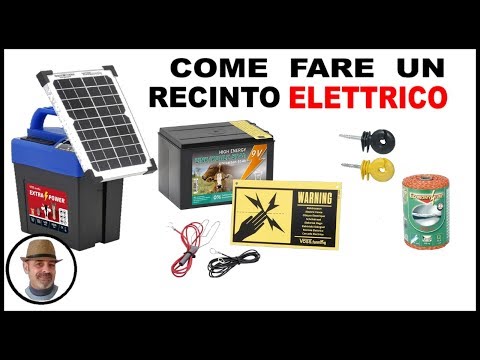 RECINTO ELETTRICO, come si fa e come si dimensiona