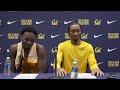 Cal Men's Basketball: Jalen Celestine & Grant Newell Postgame Press Conference