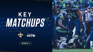 2019 Week 3: Seahawks vs Saints Key Matchups