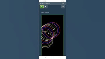 Draw a Spiral Circle Pattern using Turtle module in Python