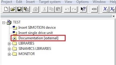 How to Add External link to Simotion Scout/Link to external documentation