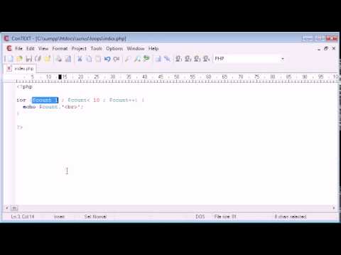 Beginner PHP Tutorial   27   for Loop flv