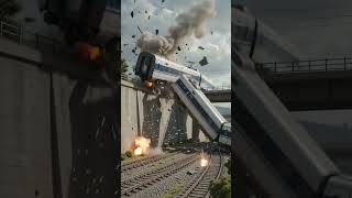 🚆💥 This train crash looks REAL… but it’s actually a miniature! 😱