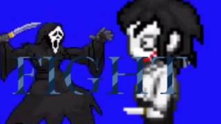 Jeff the killer vs Ghostface (the fight)