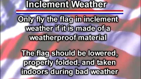 Flags, Flagpoles, and Flag Etiquette