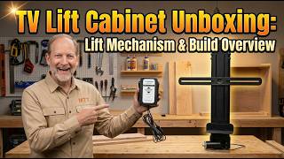 TV Lift Cabinet Unboxing: Lift Mechanism & Build Overview