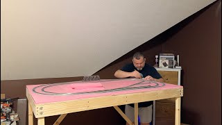 Building a 32x60" N Scale Layout, Part 2 - Foam Underlayment & Testing Track