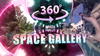 Trippy Kaleidoscope: Virtual Art Gallery of Gymnastic Stunts | 360° VR Experience!