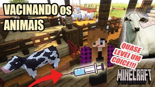 VACINANDO OS ANIMAIS DA FAZENDA ! - minecraft roleplay - parte 61