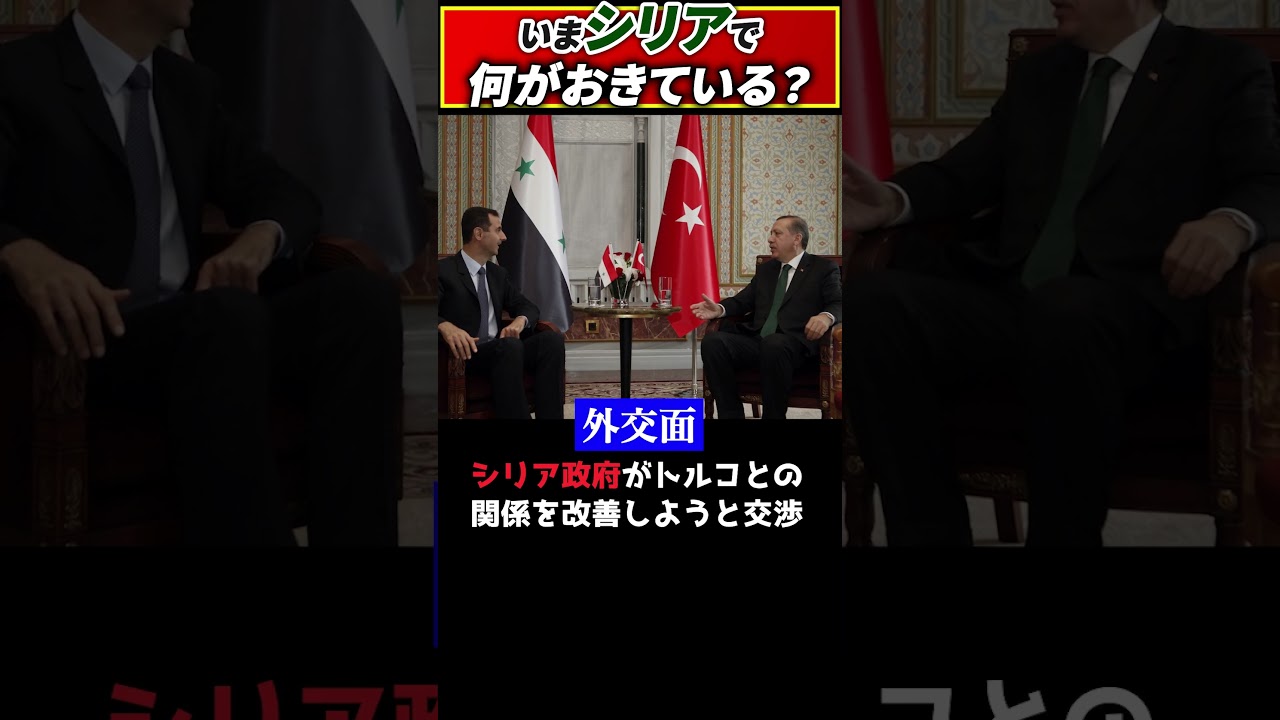 【アサド政権崩壊】いまシリアで何がおきているのか?#shorts
