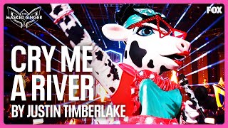 Cow Sings “Cry Me A River” by Justin Timberlake | Season 10 | The Masked Singer