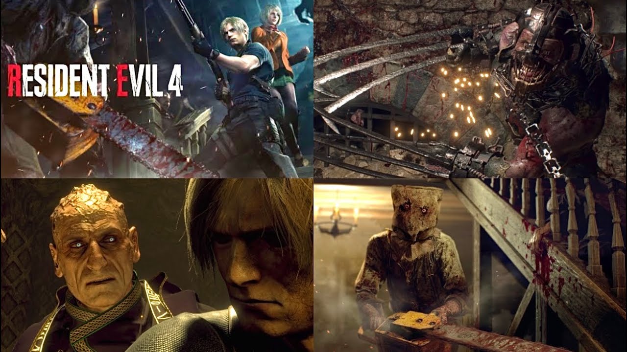 Resident Evil 4 Remake - All Bosses and Ending - YouTube