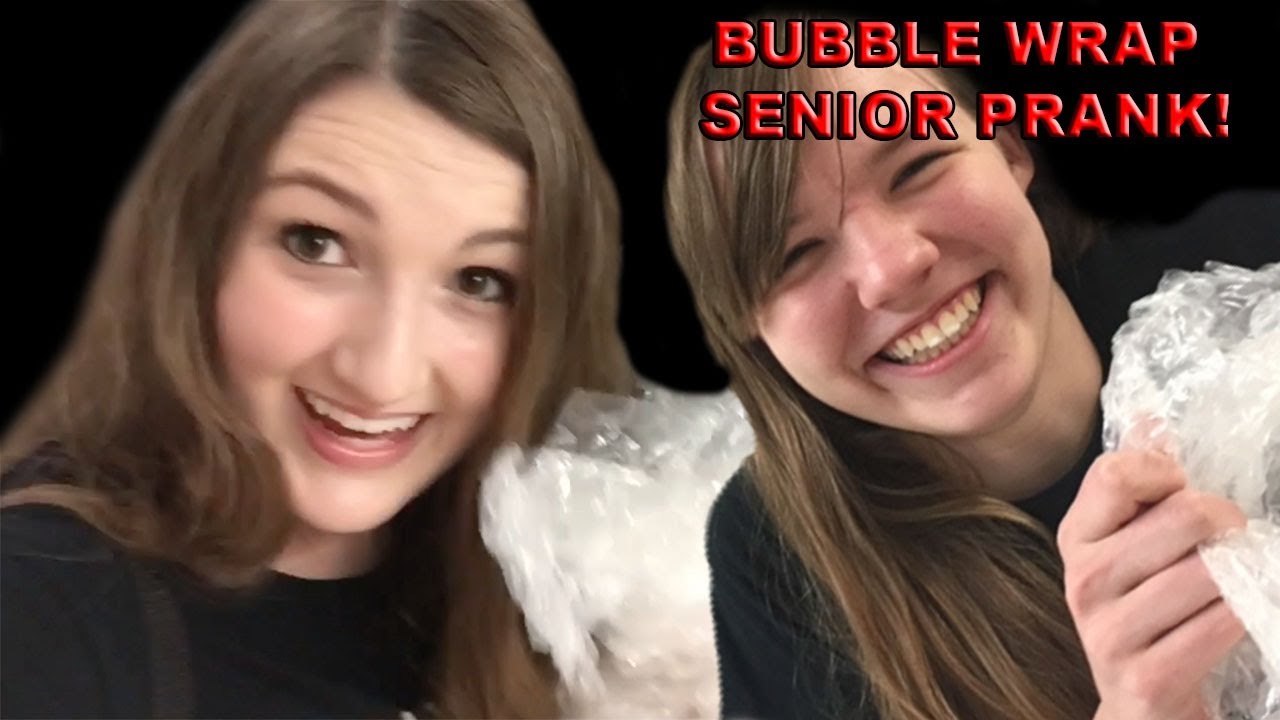 BUBBLE WRAP SENIOR PRANK! (will be deleted) - BUBBLE WRAP SENIOR PRANK! (will be deleted)