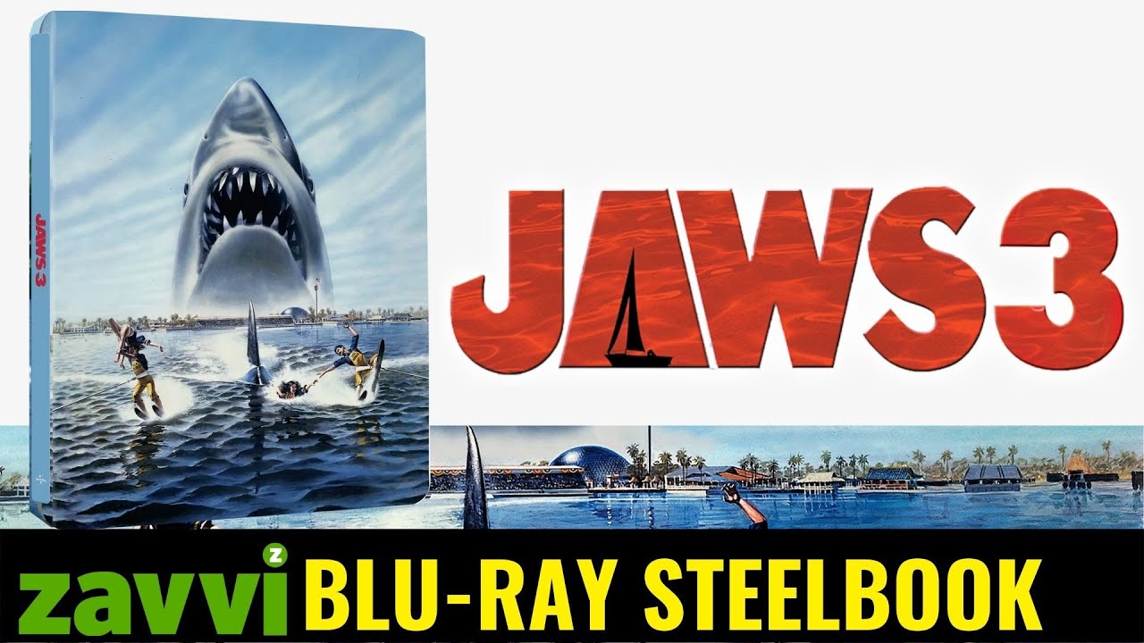 Jaws 3 Zavvi Exclusive Blu-ray Steelbook