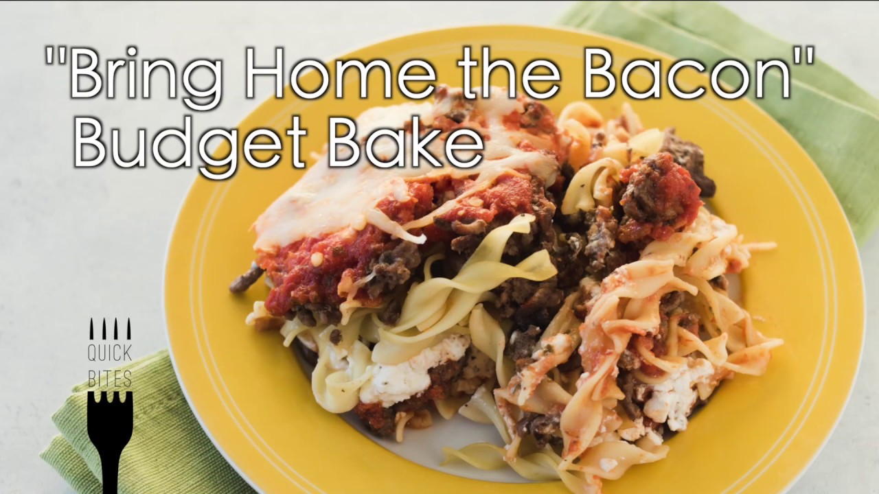 Bring Home the Bacon Budget Bake - YouTube