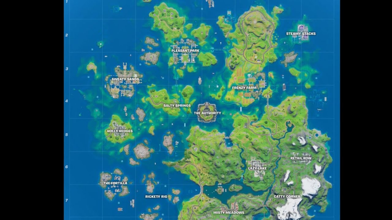 New Fortnite Chapter 2 Season 3 Map (Flood) YouTube