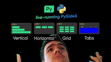 Live-running PySide6 Layouts (code to live app compilation)
