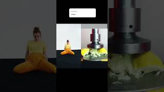 Thumbnail for ✨Yellow✨ #shorts #hydraulicpressgirl #oddlysatisfying #interpretivedance